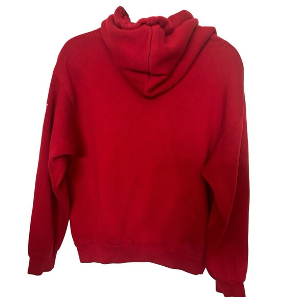 Washington DC United States Of America Embroidered Red Sweatshirt Hoodie Sz M - Picture 5 of 7